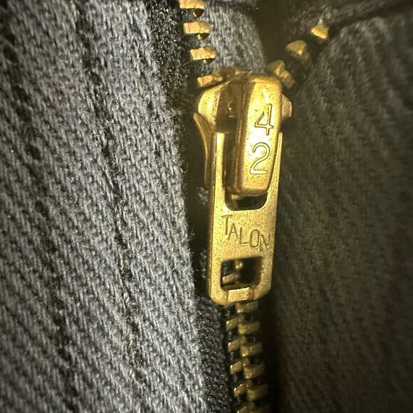 Wrangler VTG Pinstripe Blue Talon 42 Regular‎ Fit 38 x 30 EUC - Picture 2 of 13